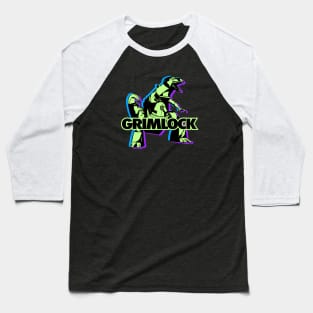 GRIMLOCK : Transformers GEN 1 - tri color Baseball T-Shirt